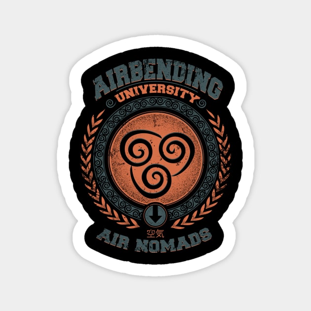 Airbending Aang university - Tenzin Air nomads - Avatar last airbender Sticker by Typhoonic